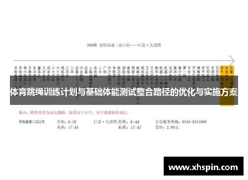 体育跳绳训练计划与基础体能测试整合路径的优化与实施方案